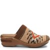 Born Shoes Canada | Women's Bandy Blanket Clogs - Glazed Ginger Blanket (Brown)