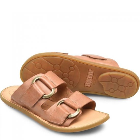 Born Shoes Canada | Women's Marston Sandals - Cuoio (Brown) - Click Image to Close