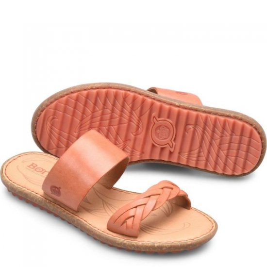 Born Shoes Canada | Women's Morena Sandals - Orange Papaya (Orange) - Click Image to Close