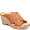 Born Shoes Canada | Women's Nora Sandals - Tan Camel Suede (Brown)